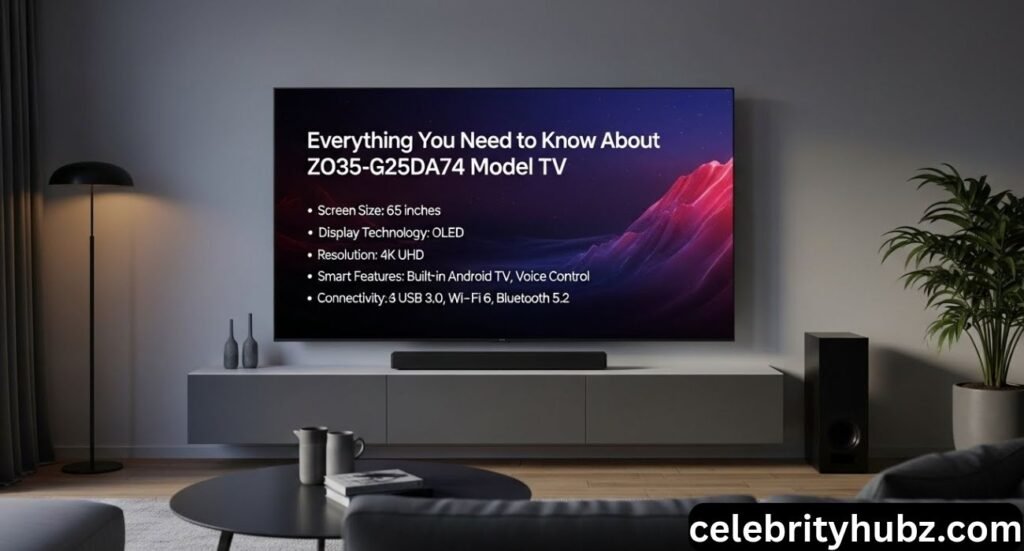About ZO35-G25DA74 Model TV