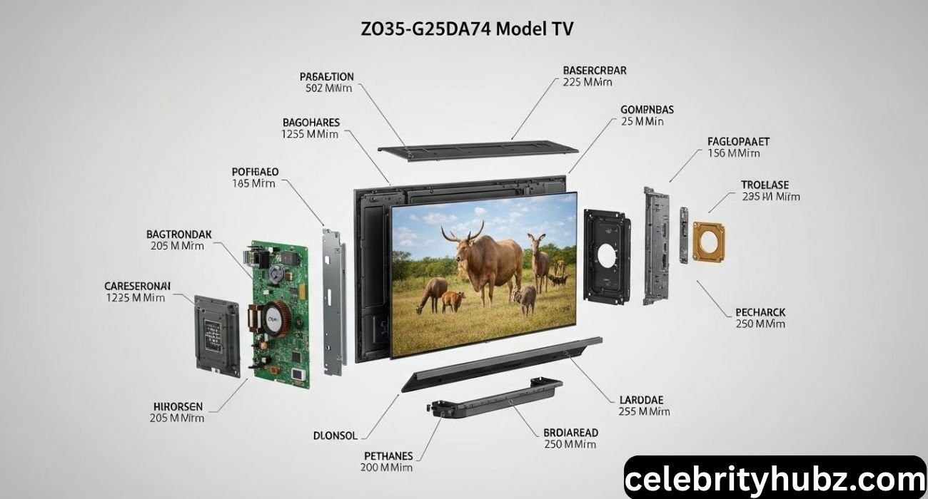 About ZO35-G25DA74 Model TV