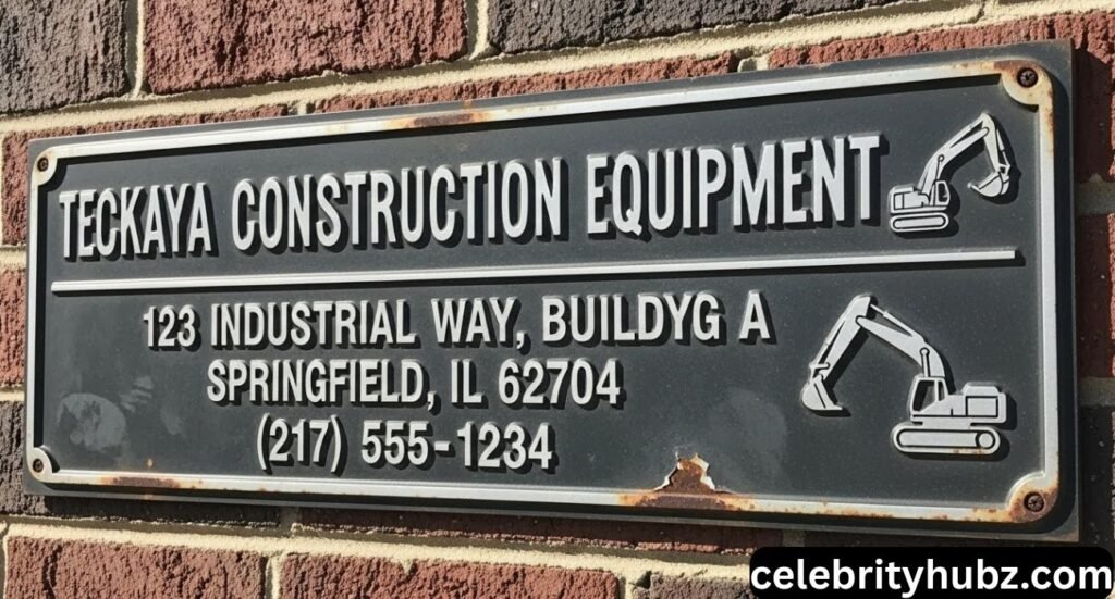 Teckaya Construction Equipment Address