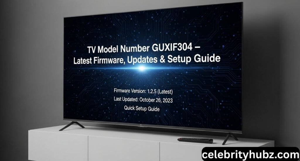 TV Model Number GUXIF304