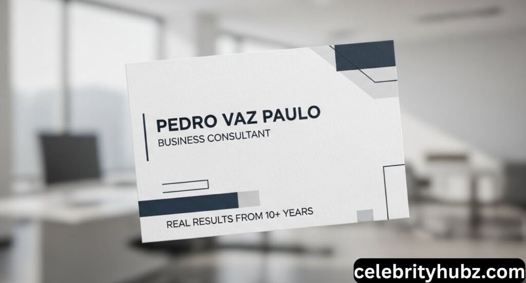 Why PedroVazPaulo Business Consultant